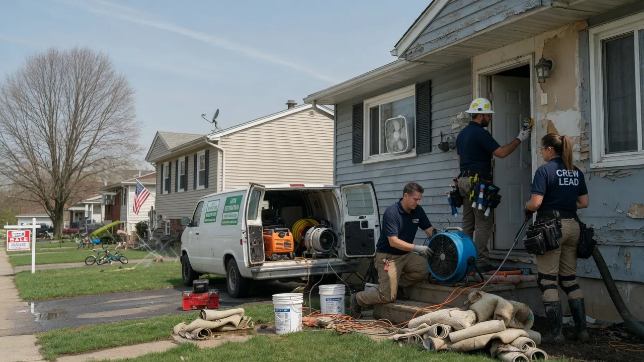 Flood Cleanup in Benton Ridge, OH near me