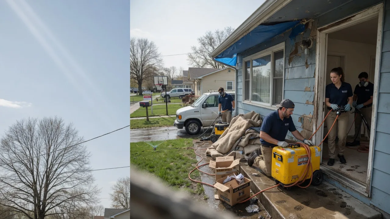 Basement Flood Cleanup in Benton Ridge, OH near me